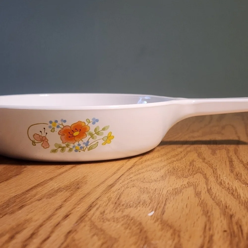 Corning Ware Pots & Skillet Vintage RARE Set Of 3 DURABLE NONTOXIC